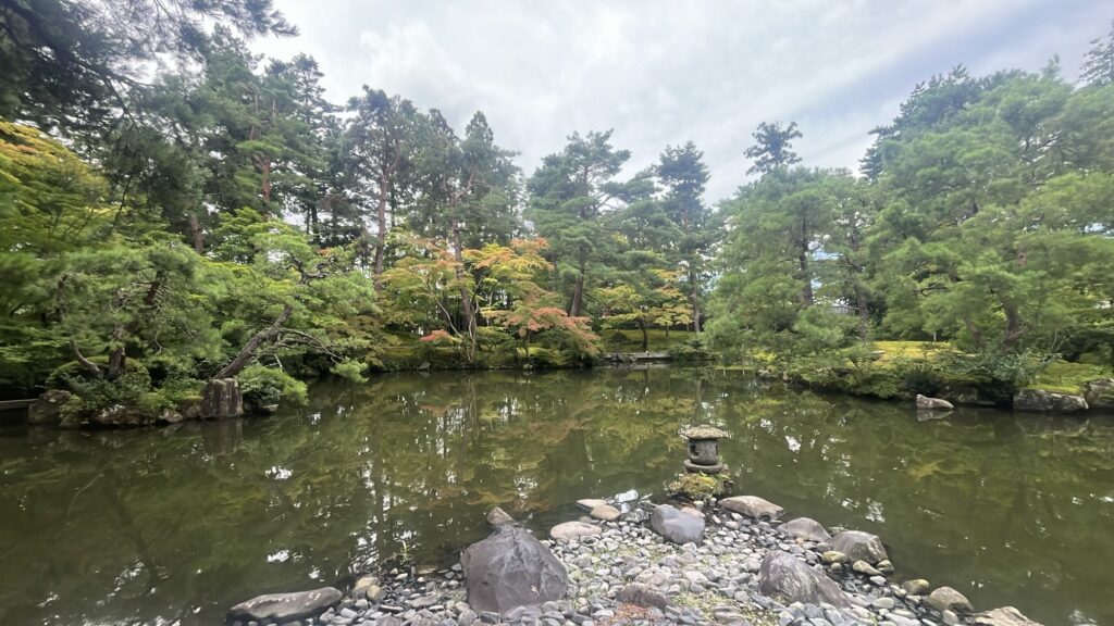 洲浜から見た景色