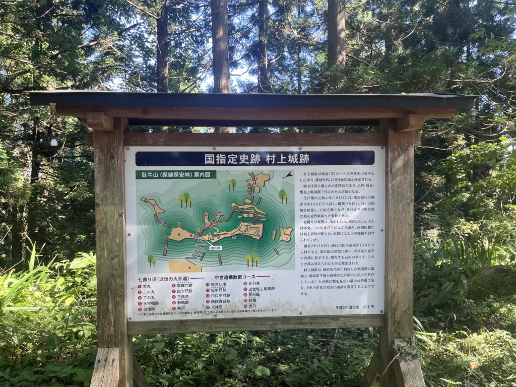 臥牛山案内図