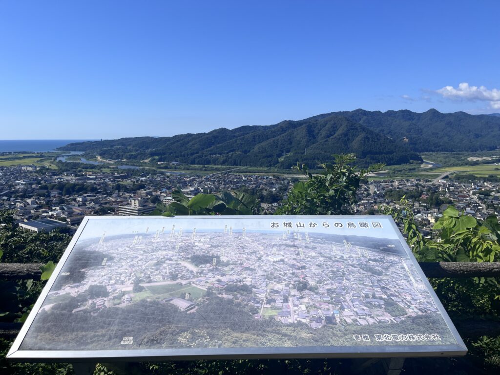 お城山からの鳥瞰図