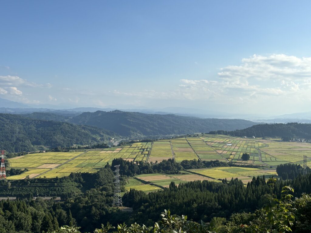 秋の田園風景