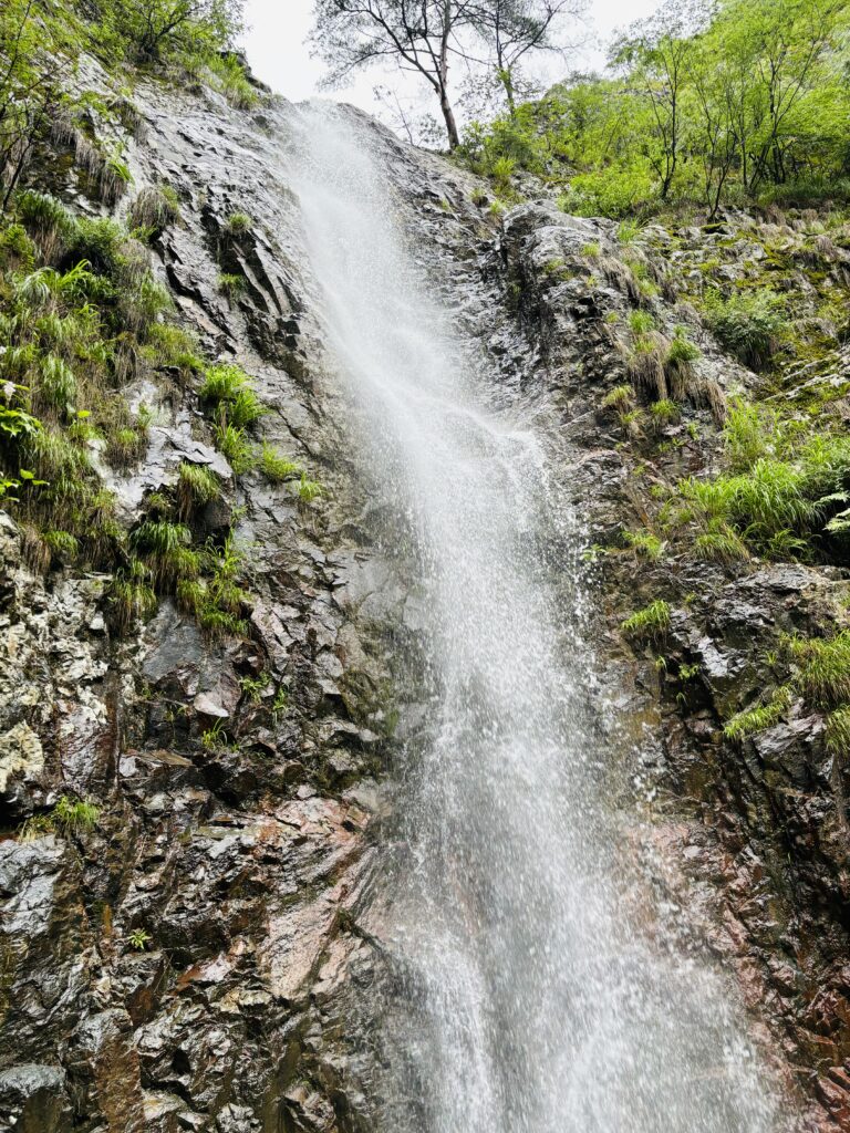 阿賀町【角神不動滝】落差15mの清らかな水しぶき