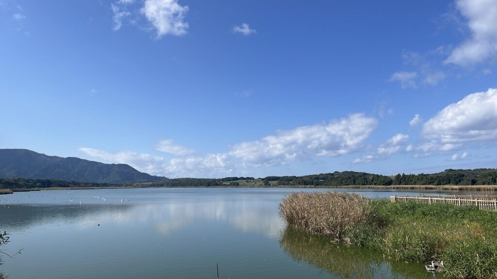 佐潟橋からの景色