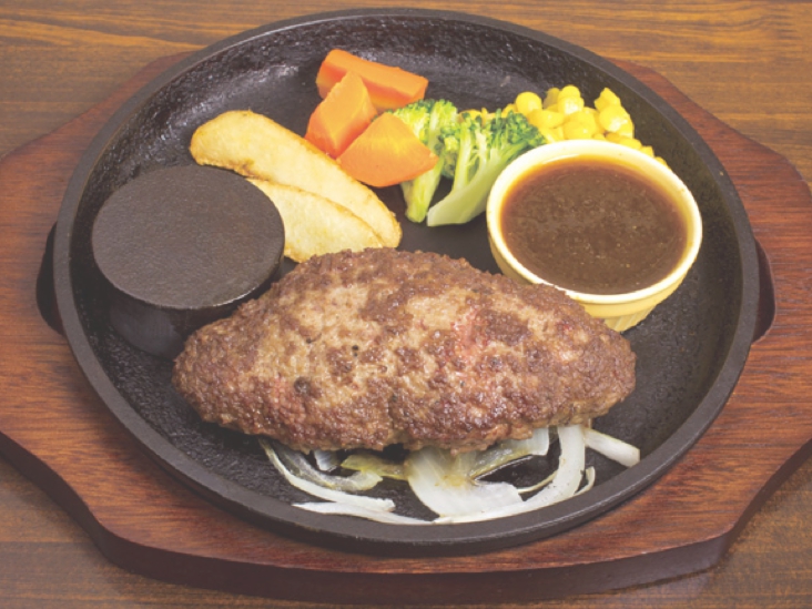 ばるむ食堂 国産牛ハンバーグステーキ Bランチ