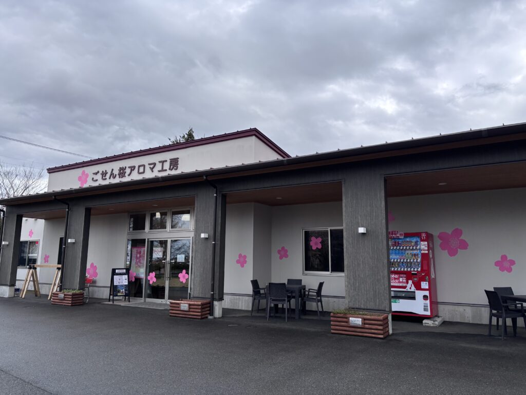 【ごせん桜アロマ工房】桜に関する食べ物や商品がたくさん