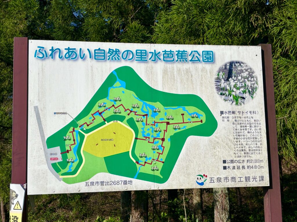 水芭蕉公園案内図