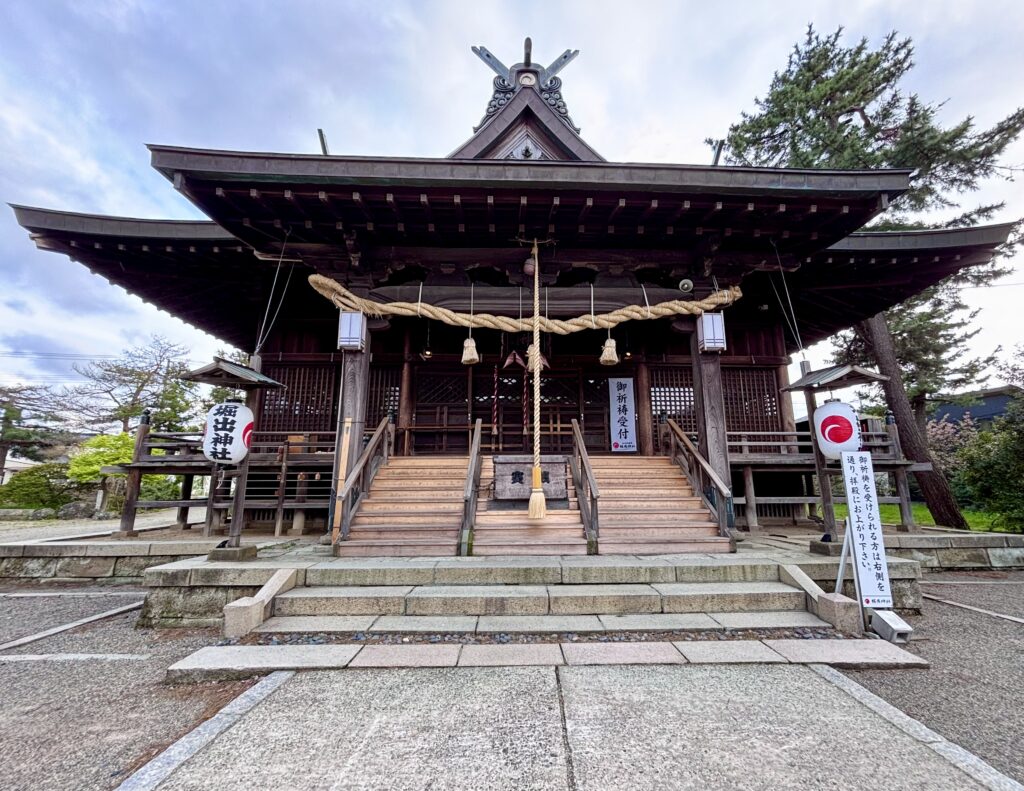 新潟市【堀出神社】透き通ったホログラムの御朱印