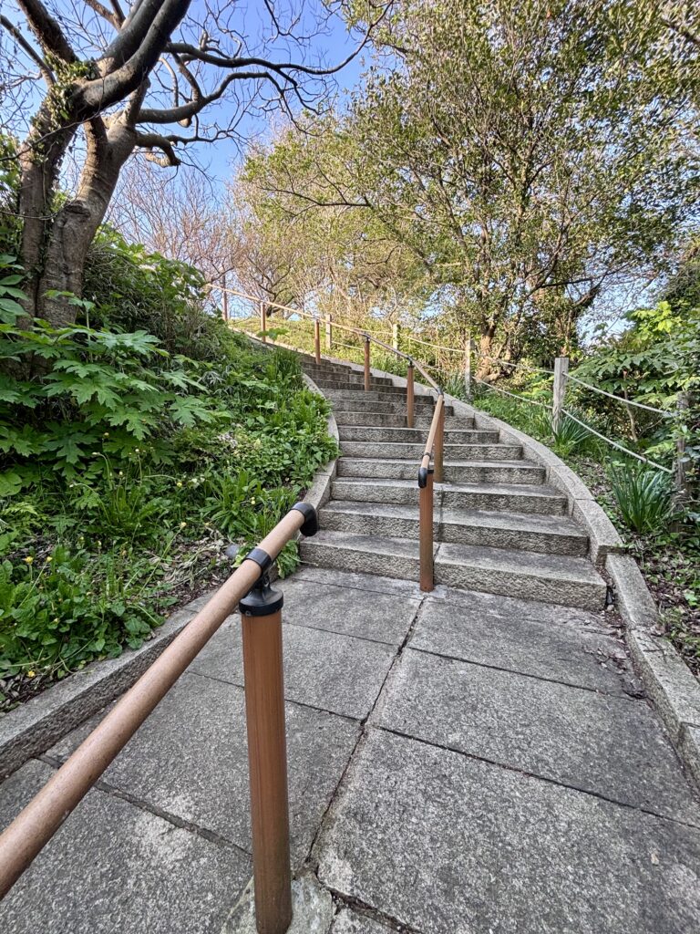 手すり付き階段