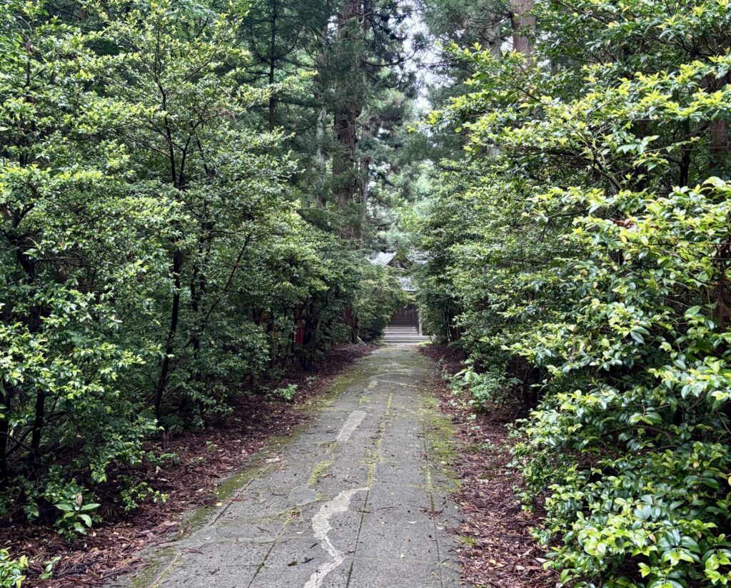 正面の参拝路