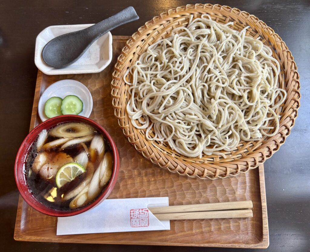 鴨せいろ普通盛り