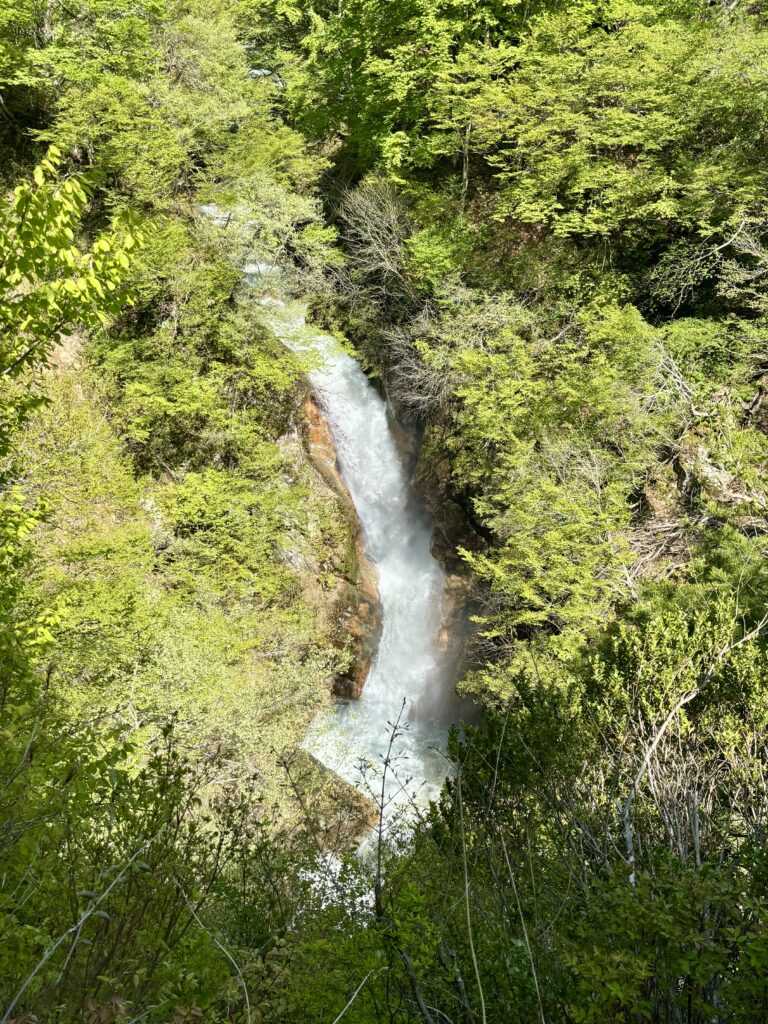 津南町【蛇淵の滝】新潟県と長野県の県境にまたがる轟音の滝