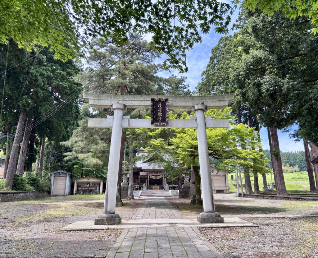 白い鳥居