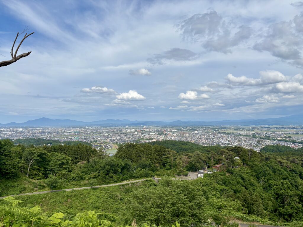 途中から見た景色