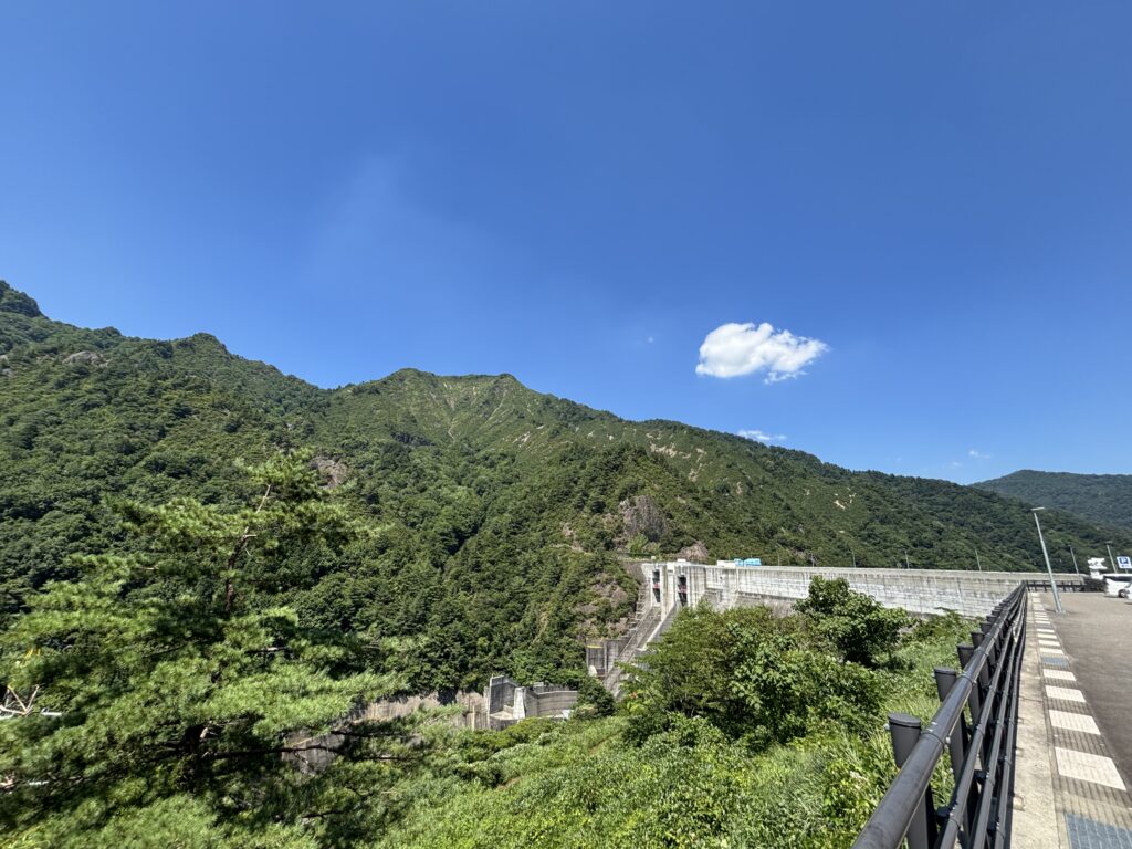 駐車場から見える景色