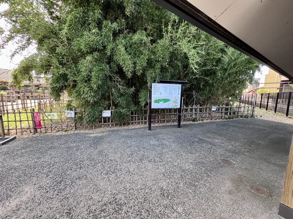東門からの景観