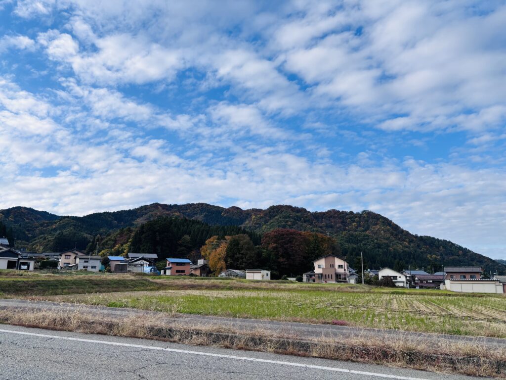 峠道の紅葉１
