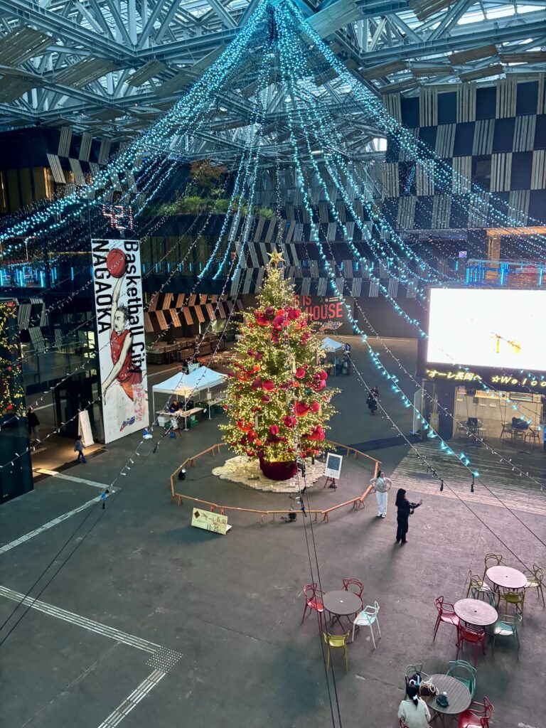 ２階から見た景色