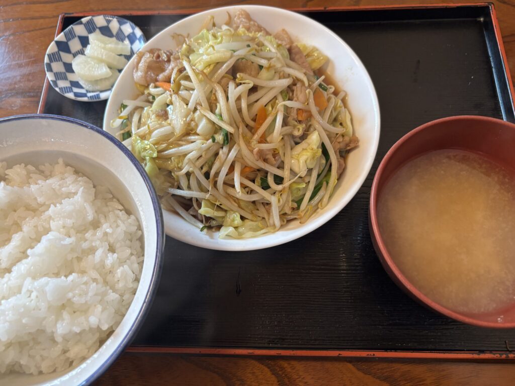 肉野菜炒め定食