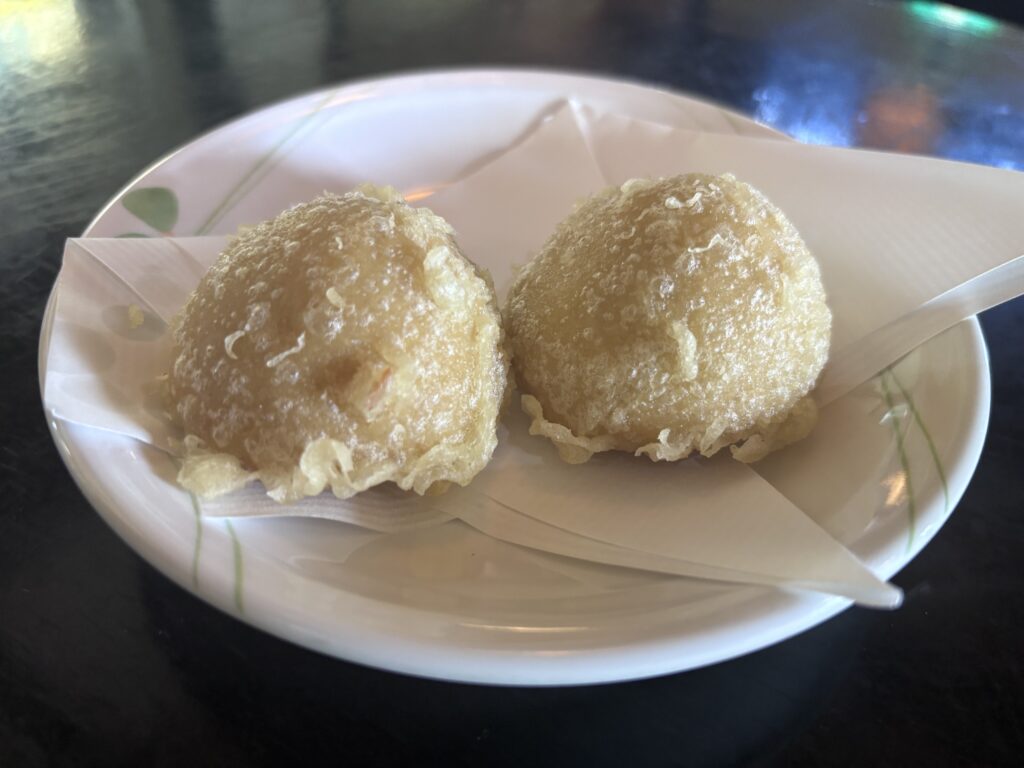 饅頭の天ぷら