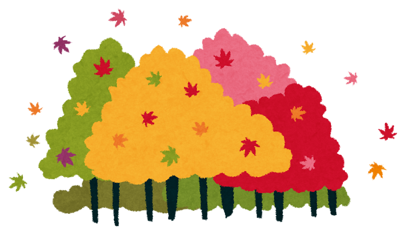紅葉のイラスト